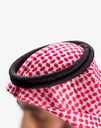 عقال صوف مبروم نمرة 4 أسود ملكي