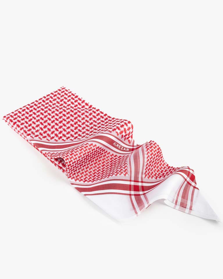 الميزار شماغ احمر انيق