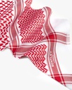 شماغ رسمي فاخر قطن طبيعي أحمر