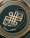 سبحة حجر كوارتز دخاني