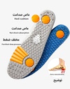 دعسة داخلية رياضية اسفنجية مريحة للأحذية أسود