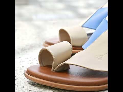  زبيري عصري بنقش الليزر بيج وازرق