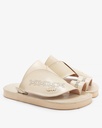 نعال شرقي رجالي جلد طبيعي يدوي بنقش ليزر سكري