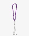 Purple Diamond Cut Amethyst Rosary