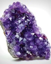 Purple Diamond Cut Amethyst Rosary