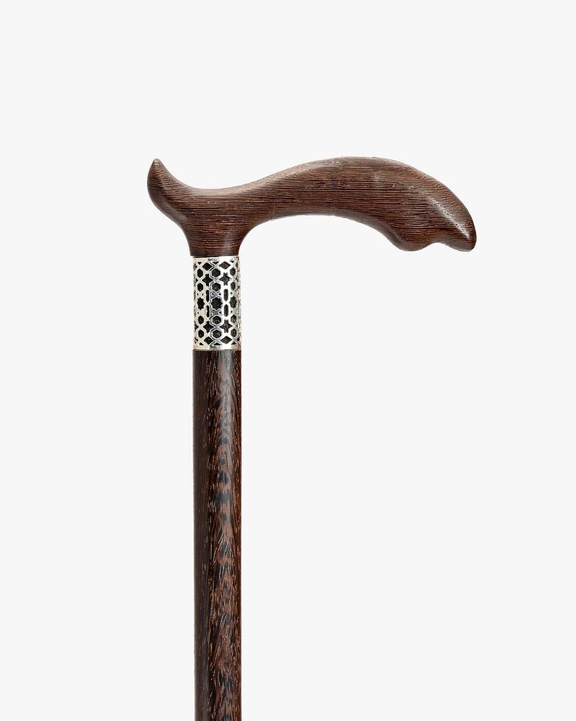 عصا عكاز خشب صاج طبيعي طولي