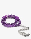 Purple Diamond Cut Amethyst Rosary