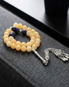 سبحة حجر افينتورين ولازورد طبيعي